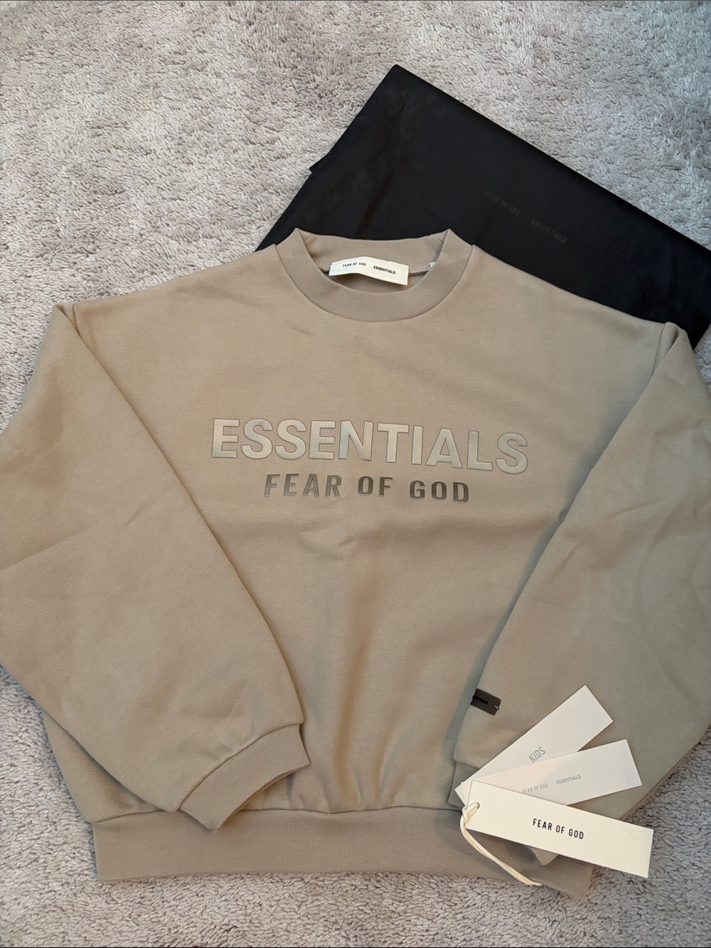 Youth Fear of God Essentials Crewneck Sweatshirt - NWT